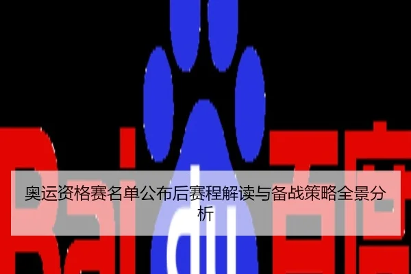 奥运资格赛名单公布后赛程解读与备战策略全景分析