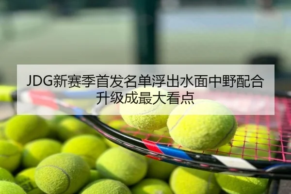 JDG新赛季首发名单浮出水面中野配合升级成最大看点